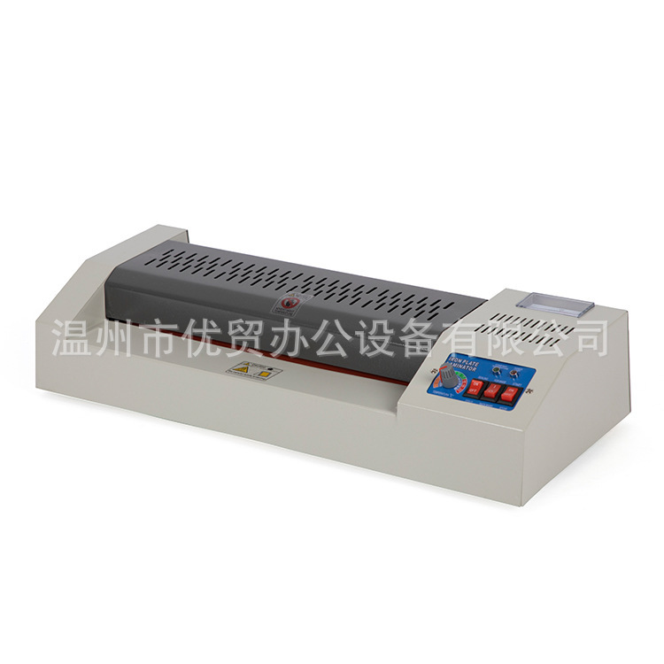 Single plastic sealing machine office home laminating machine glue machine with thermometer without handwheel small plastic sealing machine wholesale