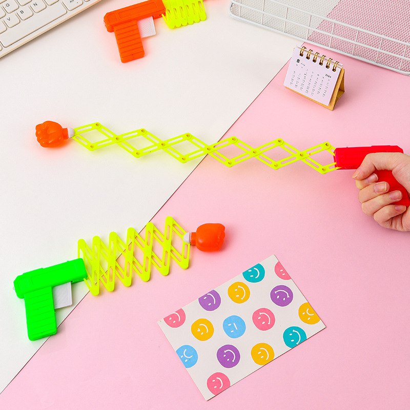 Novelty Magic Gun Fist Gun Plastic Gun Toy Children Classic Toy Floor Push Hot Sale Floor Push Gift