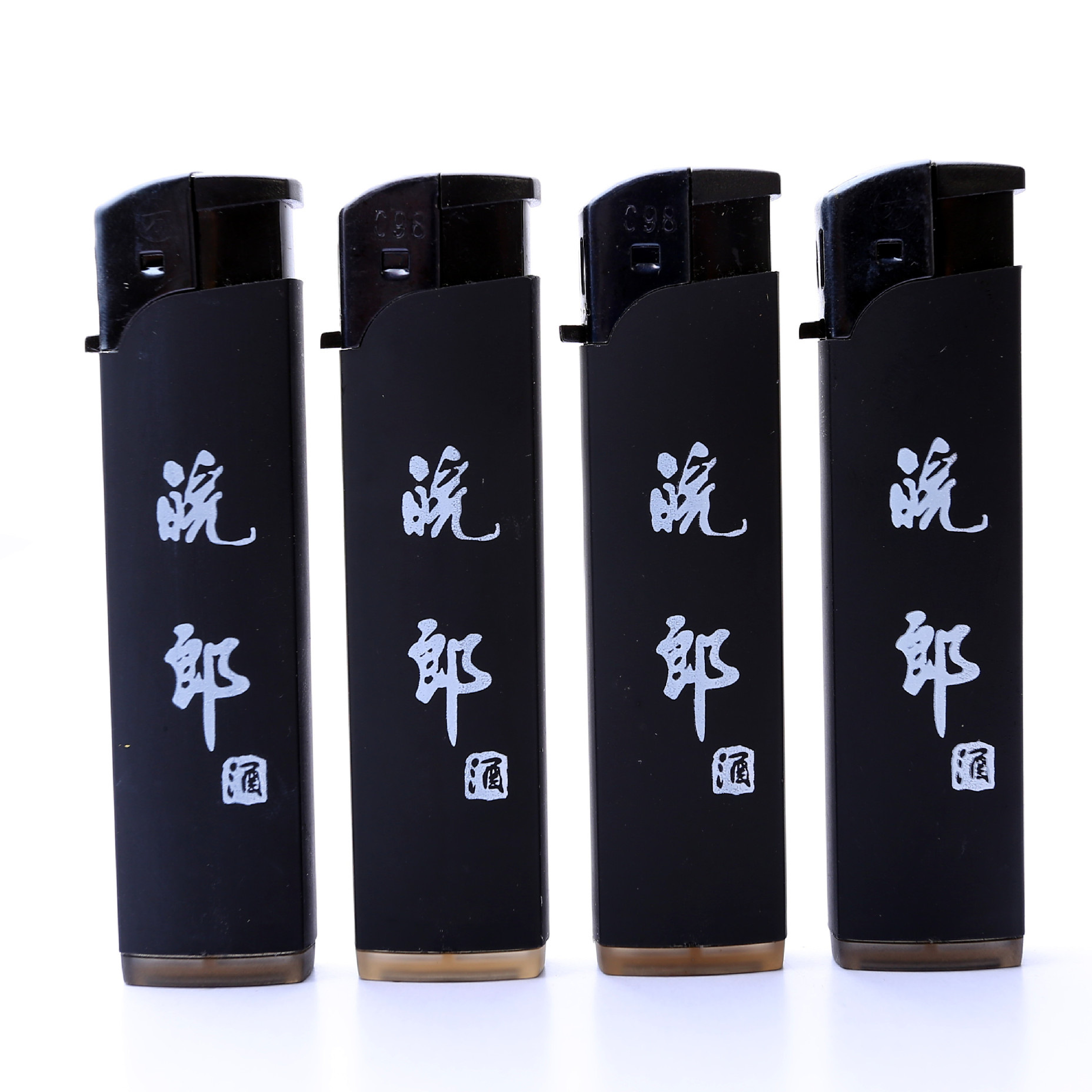 Factory disposable lighter wholesale custom matte custom printing printing creative advertising windproof lighter
