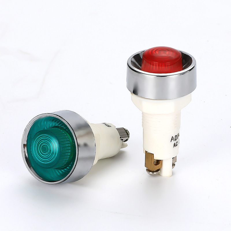 12mm small indicator light 24V 220V 380V PL13.5 plastic indicator light ADP-PL