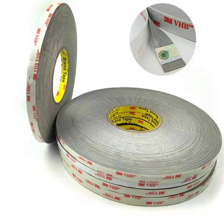 3Mrp16 Automotive Acrylic Gray Vhb Foam 0.4mm Thick Automotive Ornaments Traceless Tape Die-Cutting