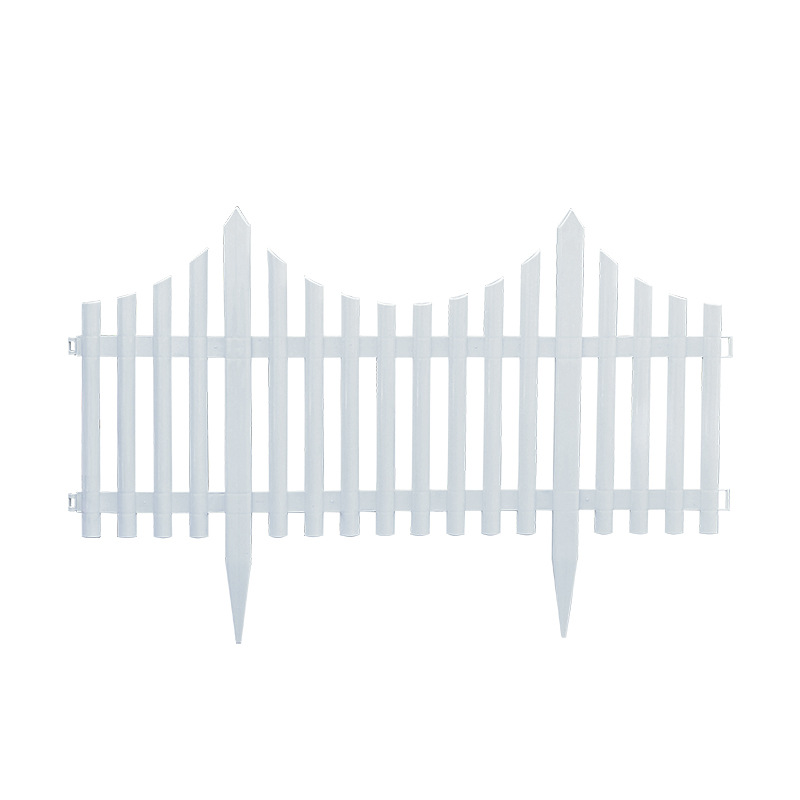Factory direct plastic gardening fence garden fence indoor and outdoor courtyard white decorative fence fence