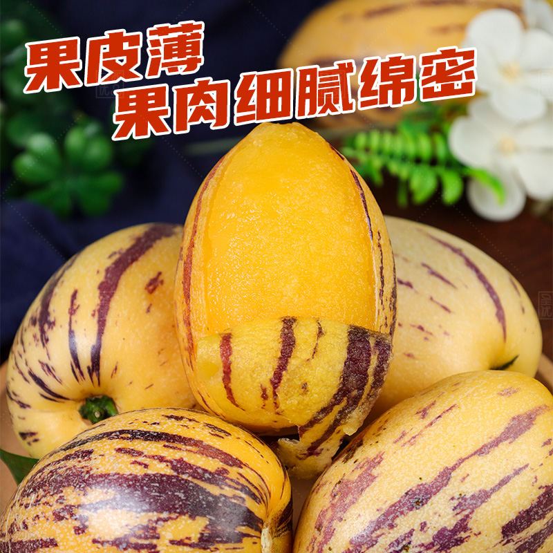 Gansu Minqin Ginseng Fruit Is Sweet and Juicy, Yellow-Fleshed Ginseng Fruit, Long Fruit, Fresh Fruit, Freshly Picked and Shipped