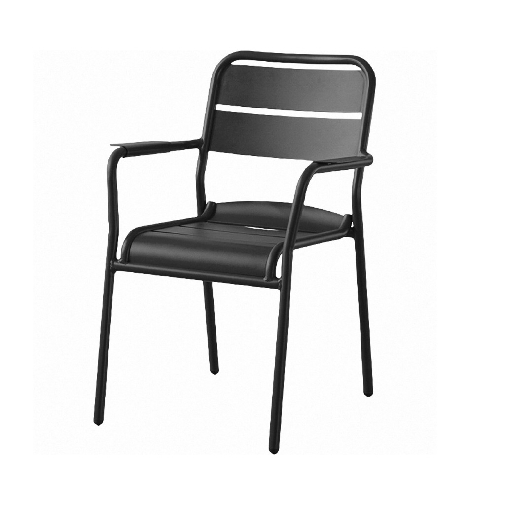 Outdoor table and chair all aluminum garden outdoor leisure balcony coffee shop table and chair waterproof sunscreen aluminum alloy table and chair