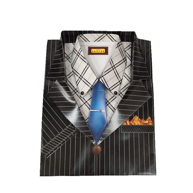 Sacrifice to Men and Women Large Size Three-Dimensional Paper Cold Jacket Down Jacket Spring Dress Ancestor Tomb Sweeping Qingming October 1 Supplies