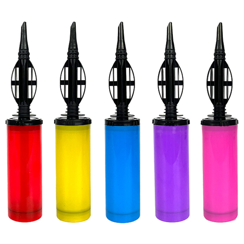 Balloon Hand Push Pump Portable Macaron Color Hand Push Pump Inflation Pump Balloon Inflation Tool