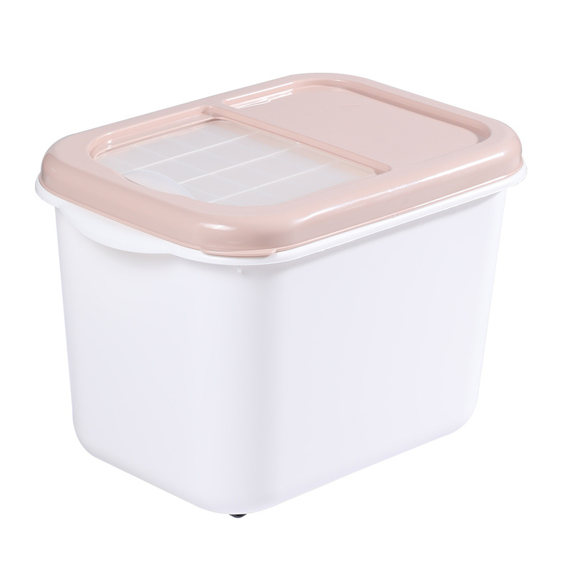 Rice bucket insect-proof moisture-proof sealed household thickened rice tank rice box flour 20kg storage tank kitchen storage rice box