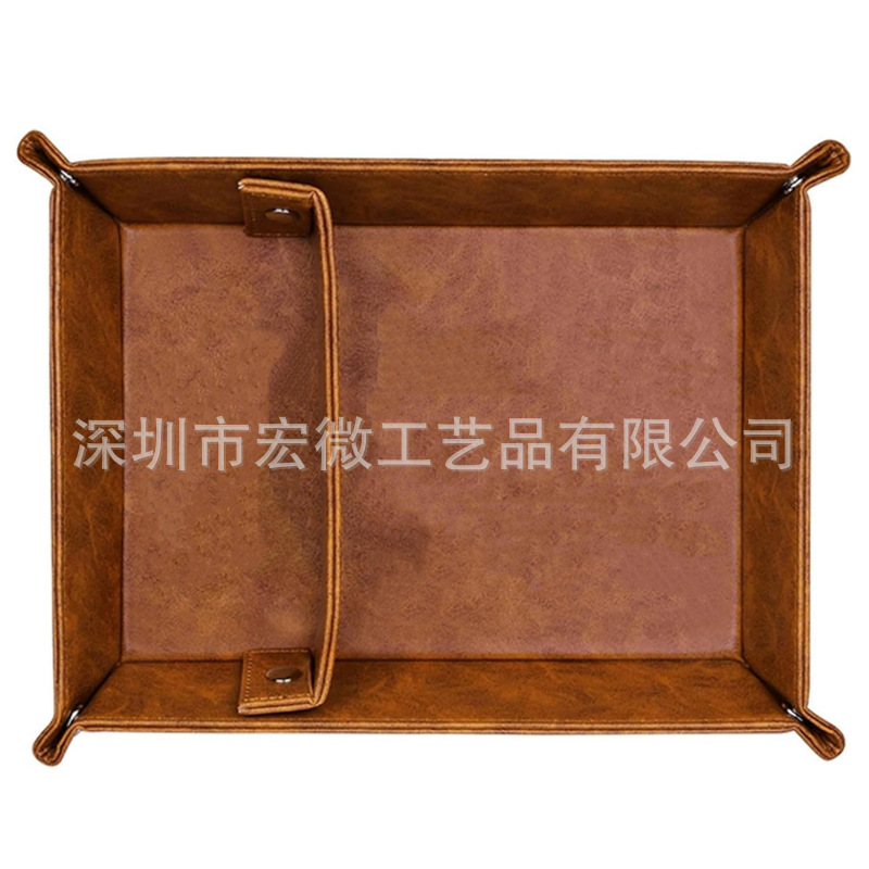 Распродажа - оптовая двухцветная поднос, кожаный поднос, для мелких предметов, ключей, игрушек, канцелярских принадлежностей