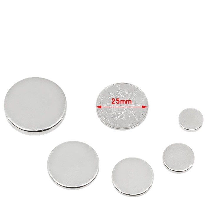 Factory Direct Sales of Neodymium Iron Boron Round Strong Magnets with a Diameter of 2-60, High-Performance Nickel-Plated Strong Magnetic Small Round Pieces