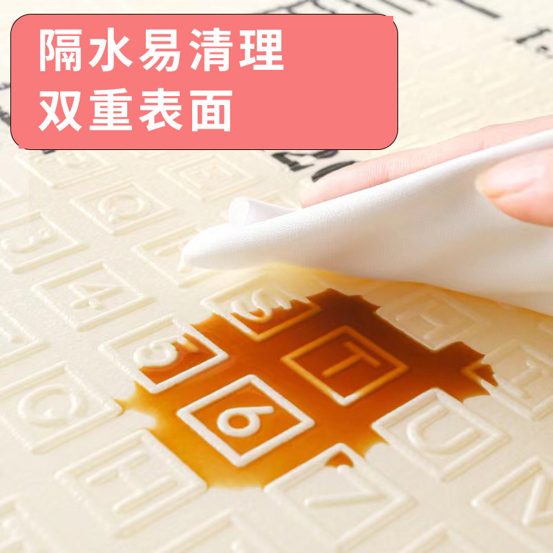 Manufacturer Wholesale Xpe Household Foldableing Crawling Mat Thickeneded Baby Crawling Mat Living Room Floor Mat Wipeable Mat