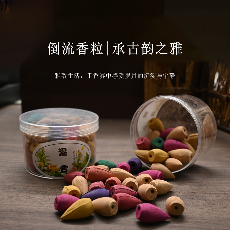 Alloy Antique Creative Backflow Incense Lotus Pond Backflow Incense Burner Home Tea Ceremony Indoor Sandalwood Zen Wonderland Viewing