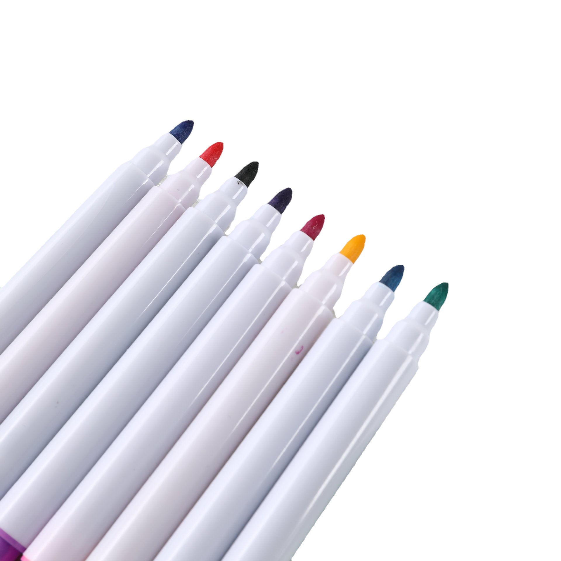 White water-based pen with magnetic whiteboard pen can be absorbed and erasable office culture and education color blackboard pen marker pen wholesale