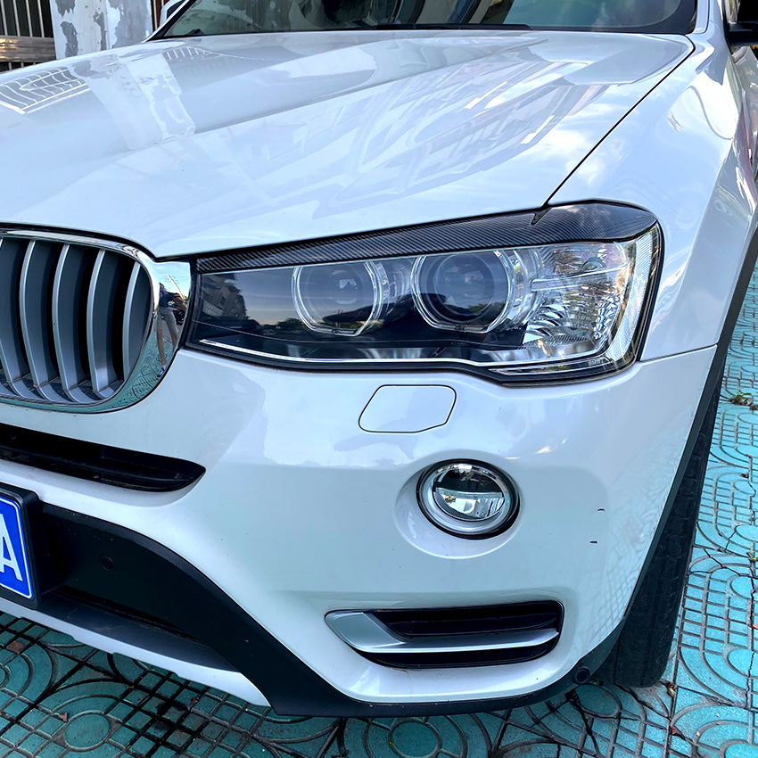Suitable for BMW X3 F25 X4 F26 2014-2017 headlight eyebrow exterior car sticker modification