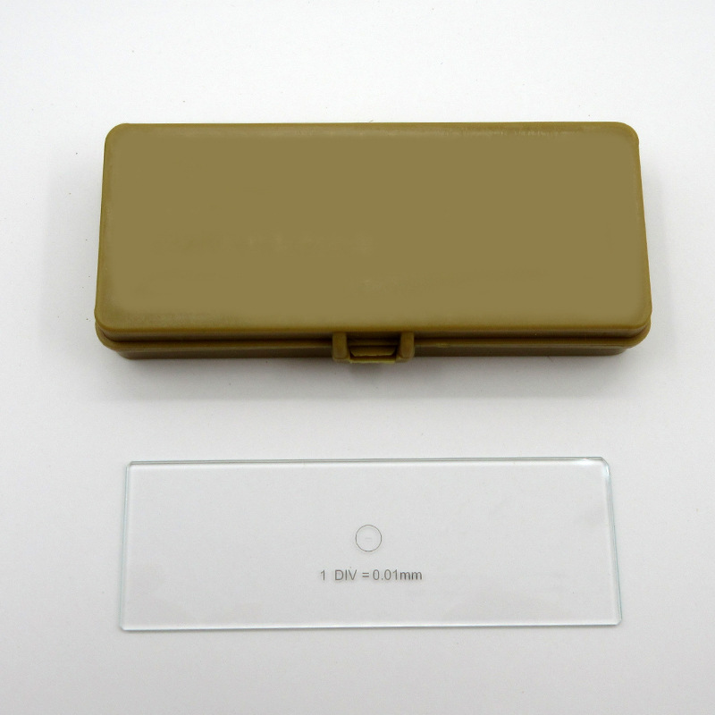 Microscope Material Mirror Measurement Micruler 0.01 Mirror Table Measurement Micruler 0.1 Metallographic Correction Ruler Marking Ruler 2 Grids Division Board