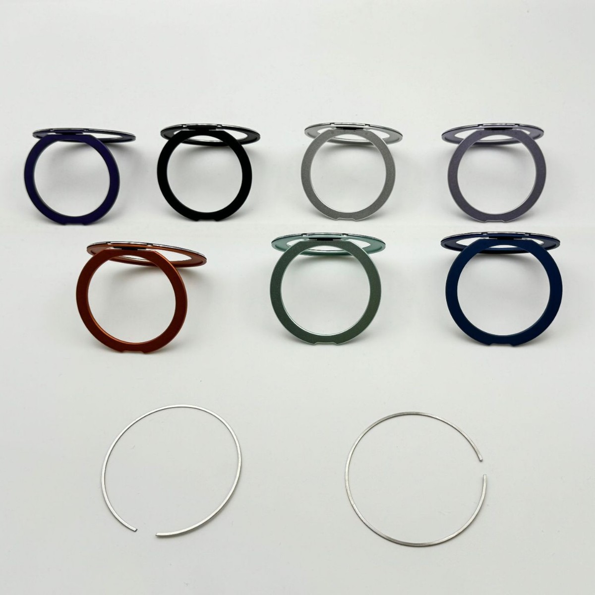 New wholesale 360 ° rotating fulcrum ring buckle stand mobile phone portable magnetic desktop mobile phone stand metal