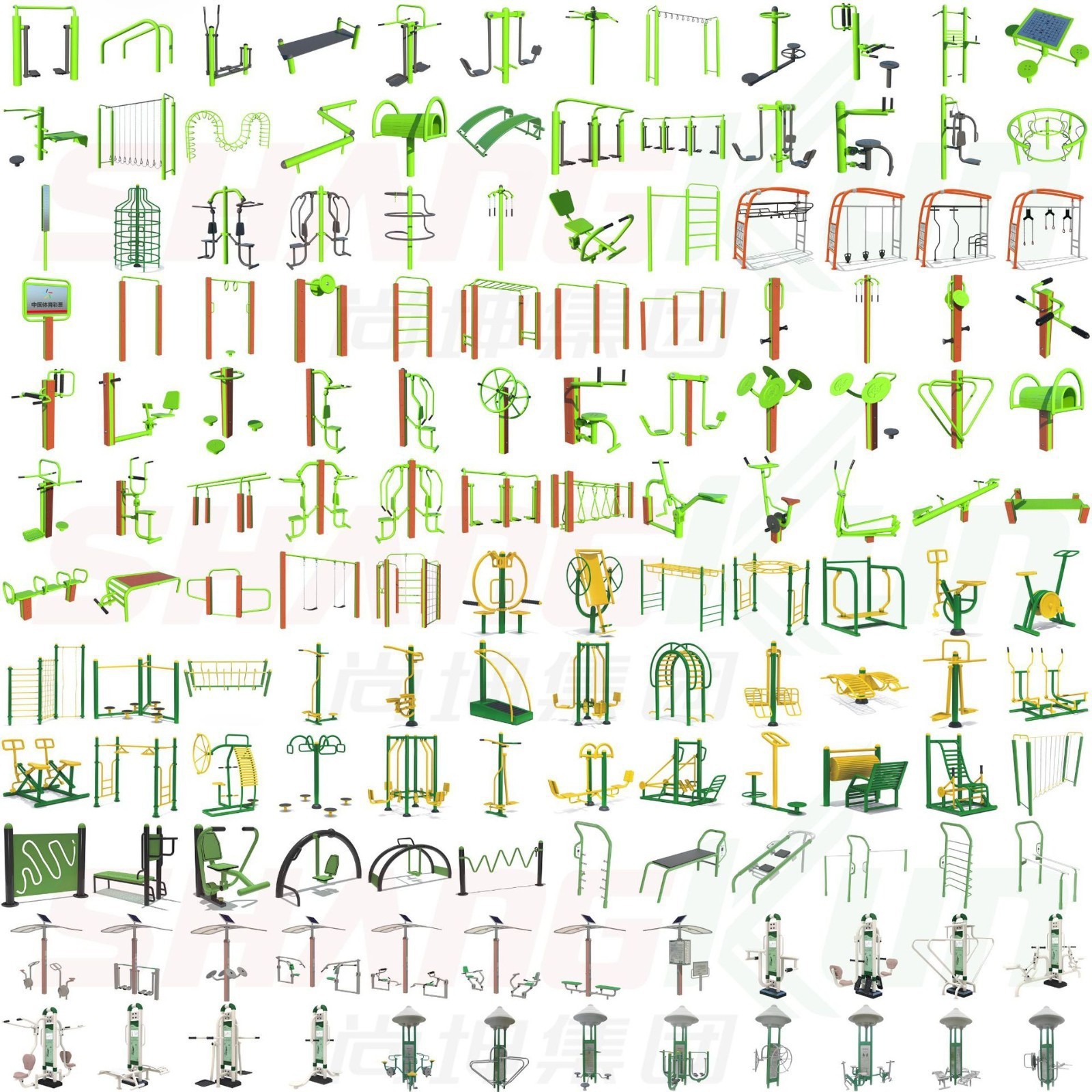 Manufacturer Wholesale Outdoor Fitness Equipment Outdoor Community Sports Fitness Path Park Square Community Sports Equipment