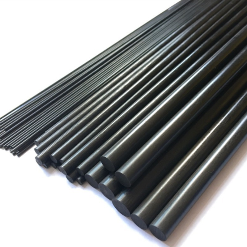 Carbon Fiber Rod Carbon Solid 0.5Mm-7Mm Carbon Fiber Tube Aircraft Model Rod High Strength Full Carbon Fiber Lightweight
