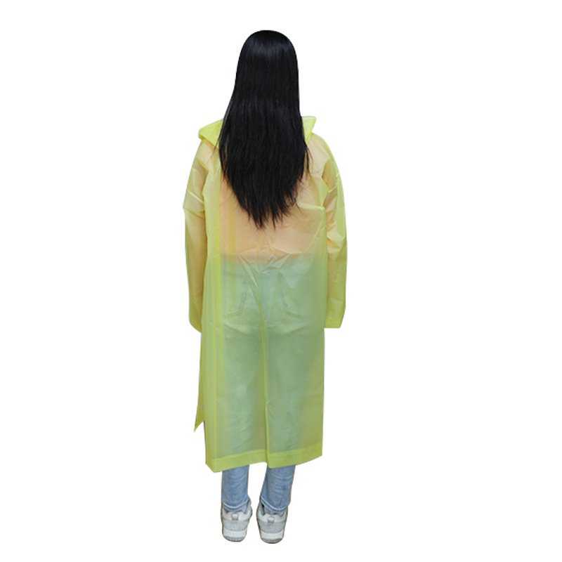 Eva Raincoat Portable Outdoor Hiking Non-Disposable Thickened Adult Ready Stock Wholesale Source Manufacturer Rainstorm-Proof