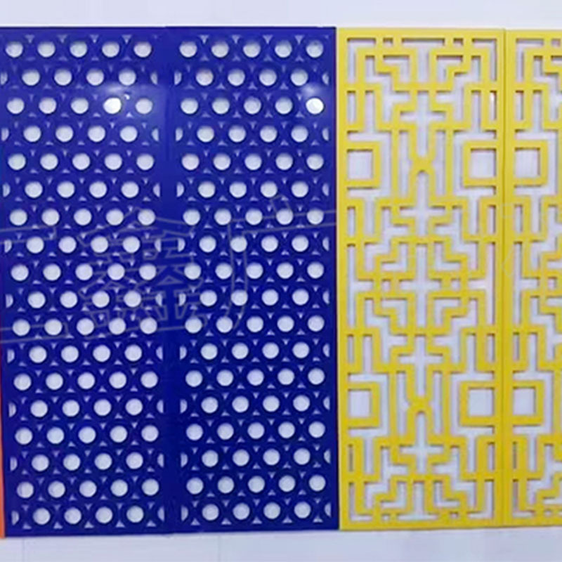 500 Dafang plate gusset plate advertising gusset plate color steel gusset plate hollow carved plate signboard decoration material door head