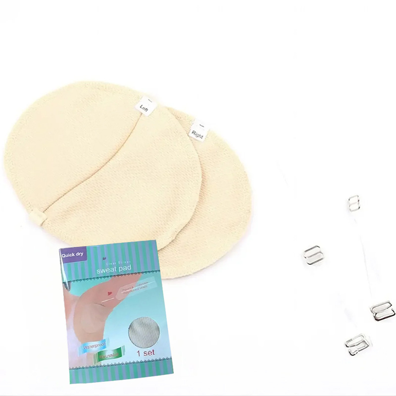 Summer Armpit Sweat-Absorbent Patch, Soft and Skin-Friendly Honeycomb Breathable, Quick-Drying, Sweat-Absorbent, Washable Invisible Shoulder Straps, Antiperspirant Cotton Pads