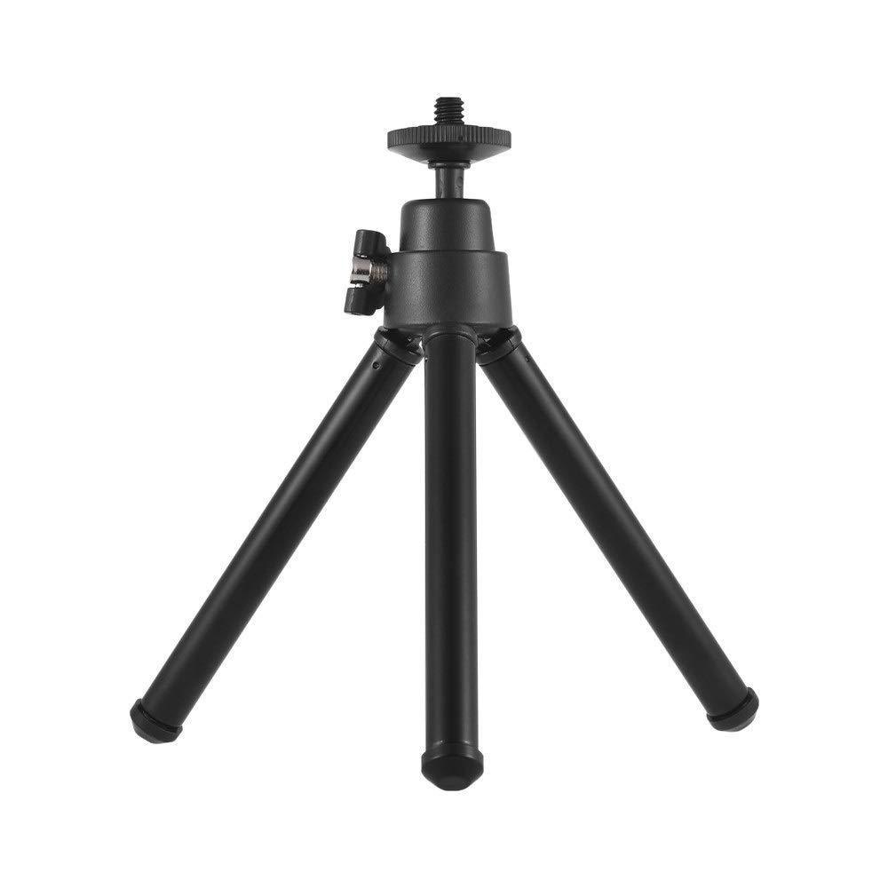 Wholesale Desktop mini small tripod two section portable mini bracket mobile phone photo aluminum tube tripod