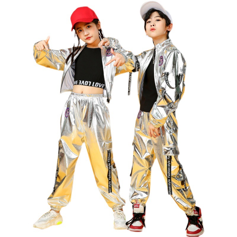New Year's Day Children's Street Dance Astronaut Space Suit Hip-Hop Cool Catwalk Trendy Suit Drum Jazz Performance Suit