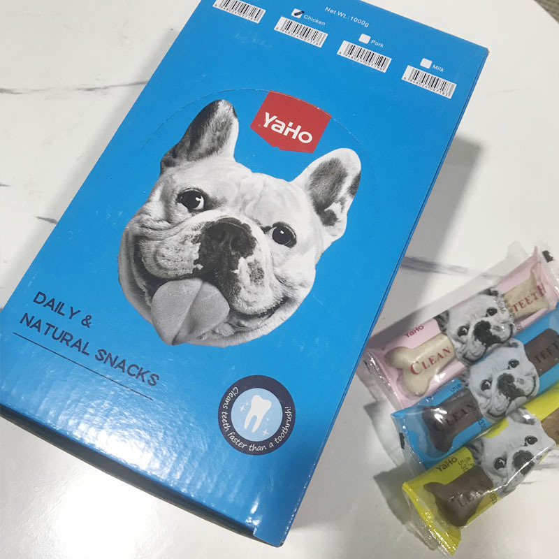 Yahe Mai Dental Cleansing Bone 25g Single Pack Dog Grinding Stick Edible Bite Pet Snacks Wholesale