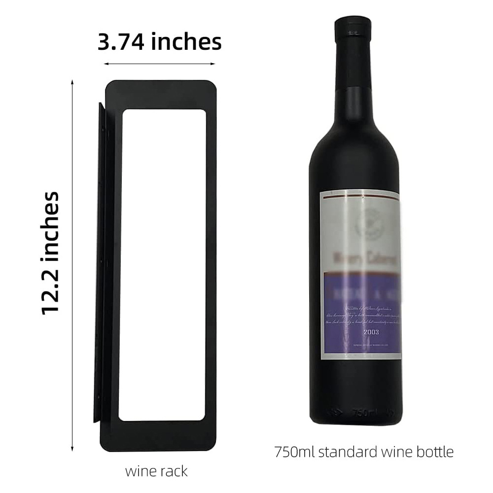 Pesaro Amazon Independent Station Hot Iron Wine Rack Wall Hanging Wine Rack Simple Modern Can Do Multi Color