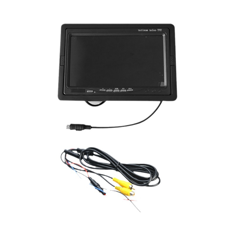 7 inch desktop truck rear view display car 24VAV head reversing image camera screen car display