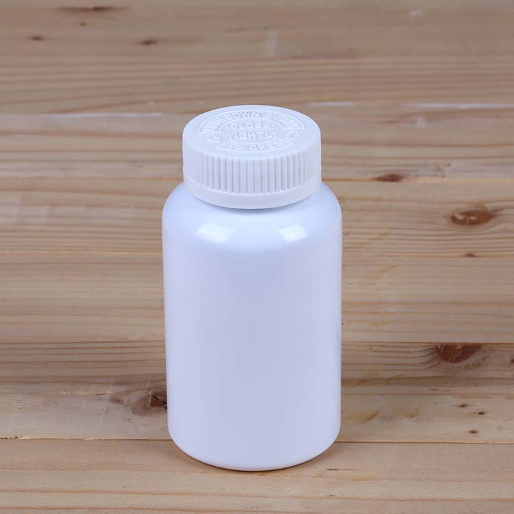 White PE plastic bottle health care bottle PE capsule bottle solid plastic bottle tablet bottle lozenge packaging food bottle
