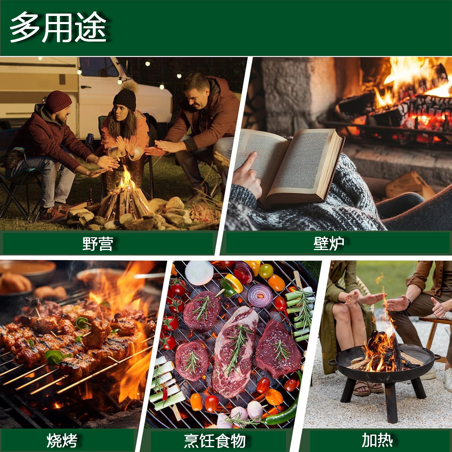 Cross-Border Source Factory Pine Silk Wax Wood Stick Fire Starter Roll Outdoor Camping Barbecue Fireplace Combustion Aid Fire Starter Quick Ignition Prevention