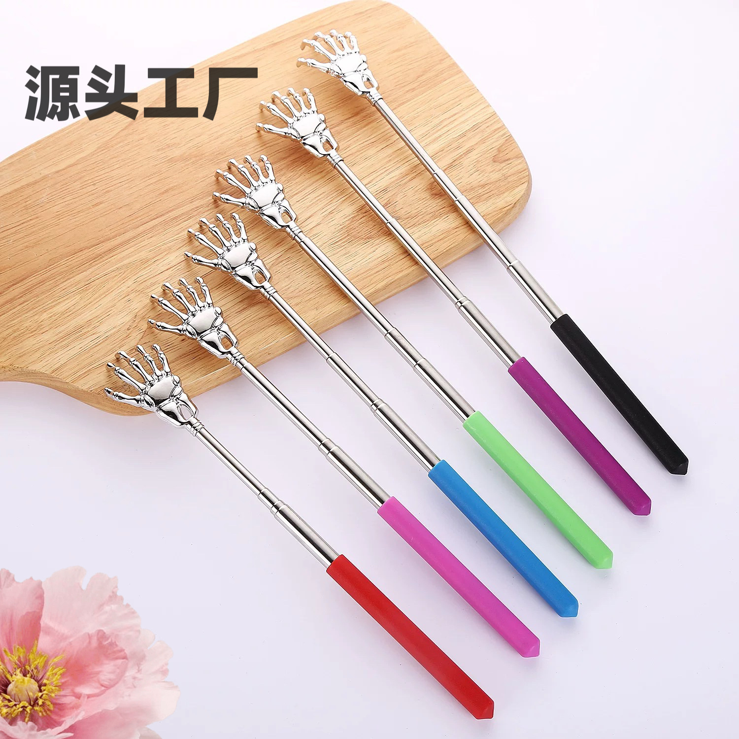 Прямые продажи из завода телескопический массажер из нержавеющей стали не требует помощи