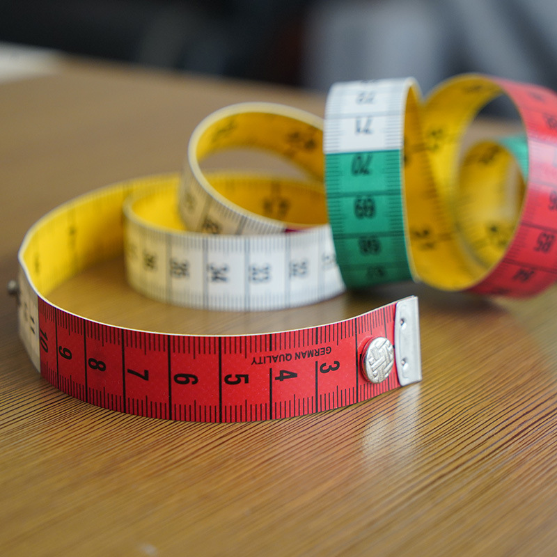 Factory Direct sales 1.5 m tape ruler three circumference ruler meter ruler in stock supply clothing tailor soft ruler chest circumference waist ruler