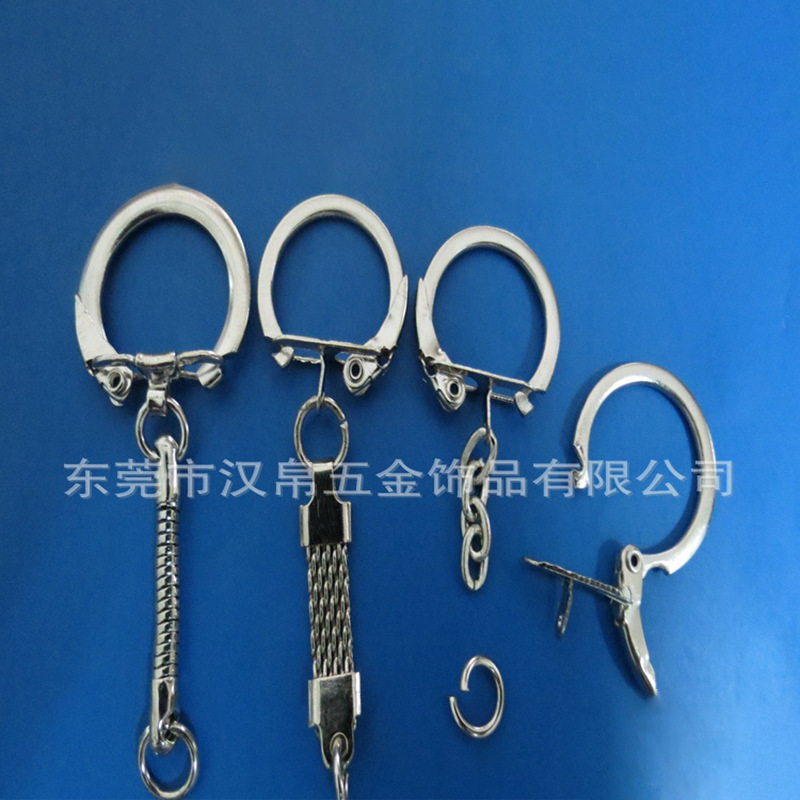 Toy Key Ring Ring Painted Key Chain Snake Chain Key Chain Metal Chicken Key Chain Round Chain