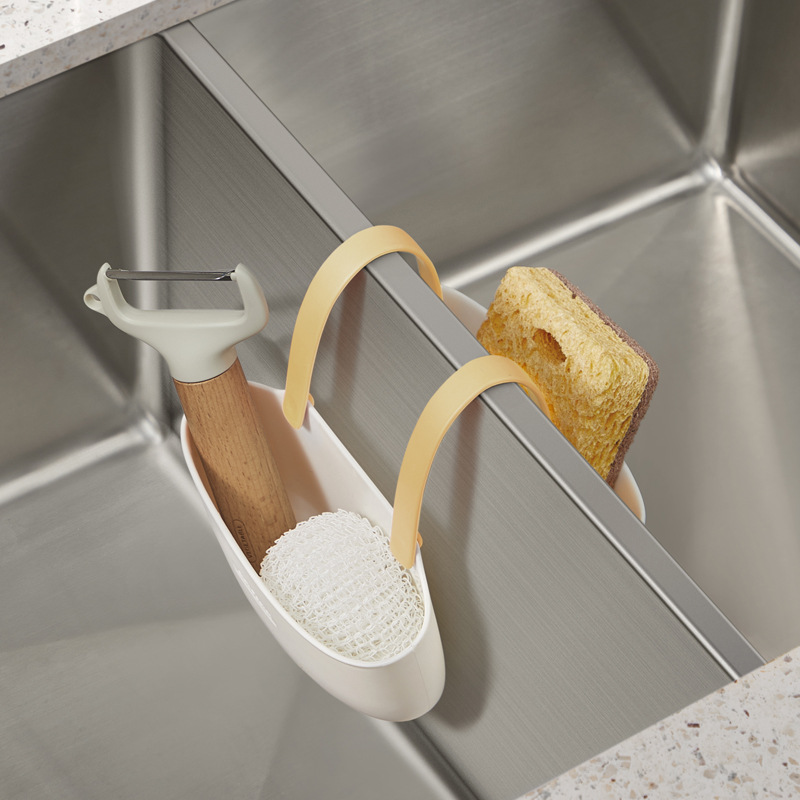 [Hedou] kitchen supplies sink hanging bag hanging basket single double-layer kitchen storage sink draining basket household wholesale