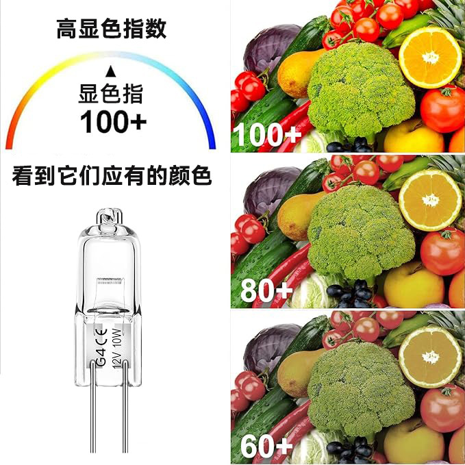 Factory Direct Supply in Stock G9 Bulb G4G5.3 Warm Light 220V Two-Pin Crystal Lamp Chandelier 12V Halogen Lamp Beads