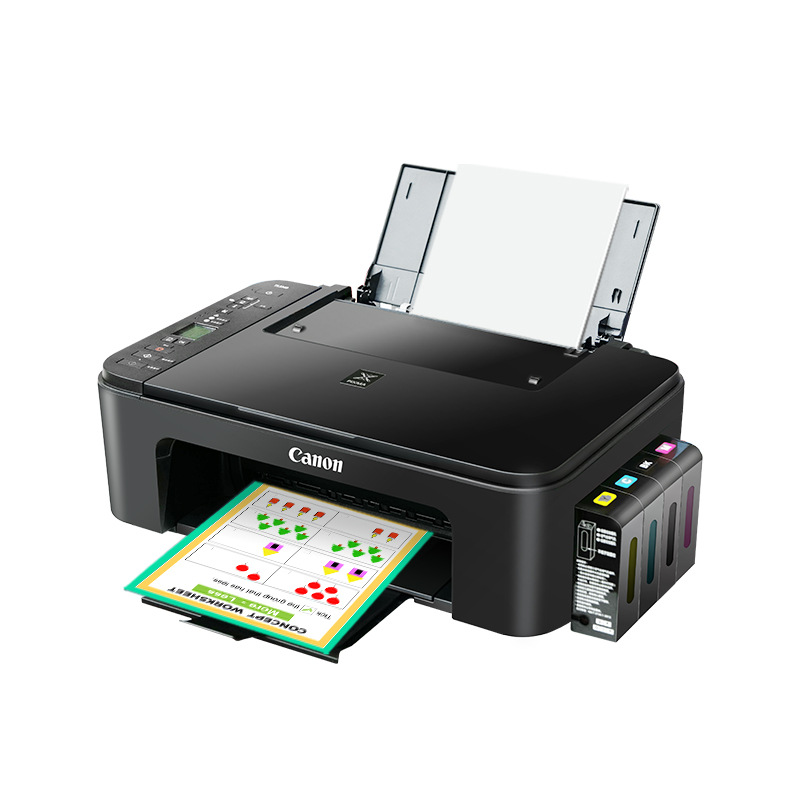 Canon 3380 Color Printer Home Small Copy and Scan All-in-One Mobile Phone Wireless Photo Ink Supply Bin