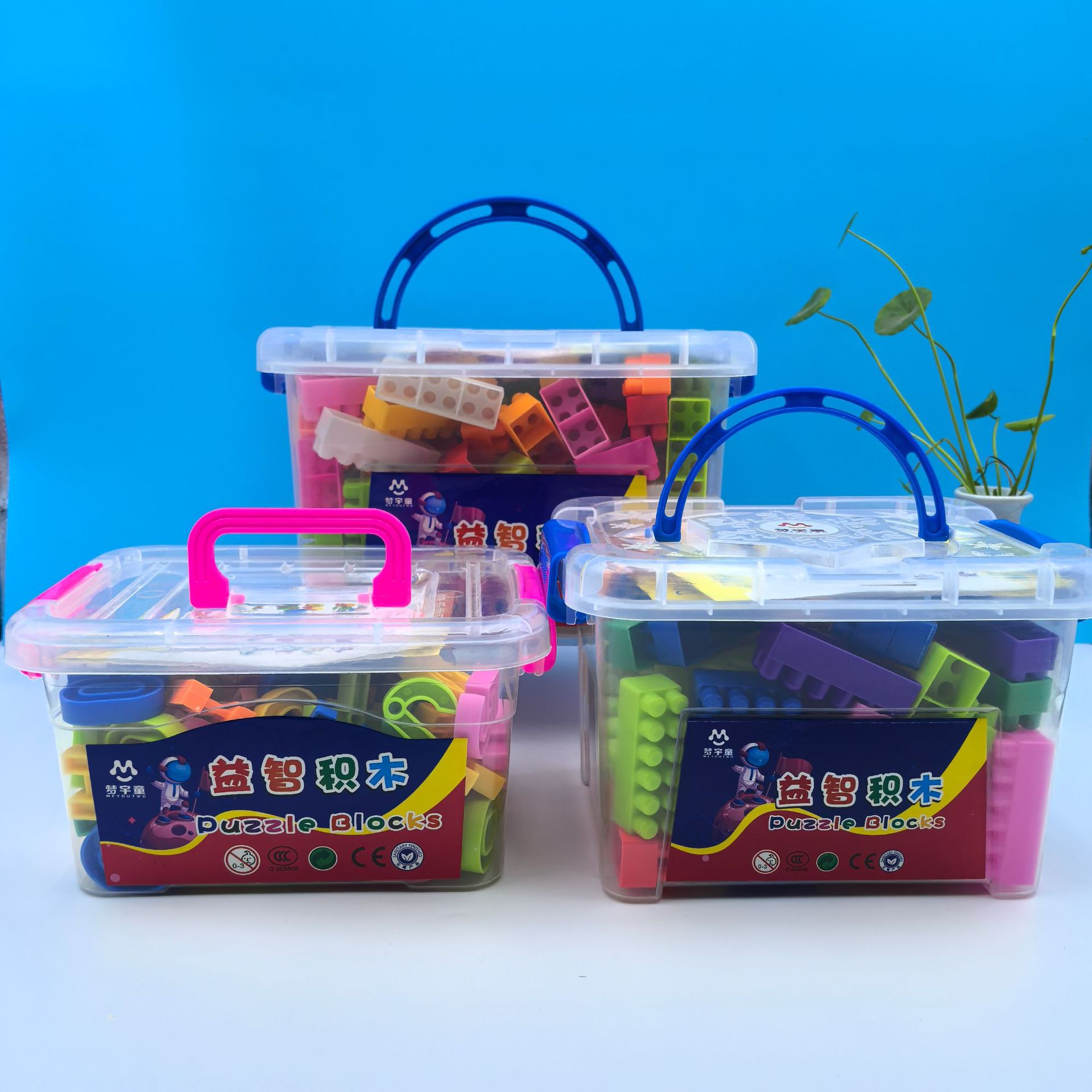 Квадратная бочка снежинка строительные блоки умная палка образовательные игрушки для сборки раннего обучения для детей оптом