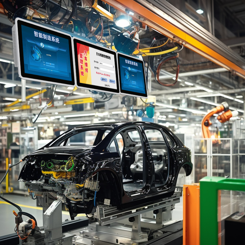 Domestic full-fit touch screen industrial control all-in-one machine waterproof embedded resistance capacitor industrial tablet computer