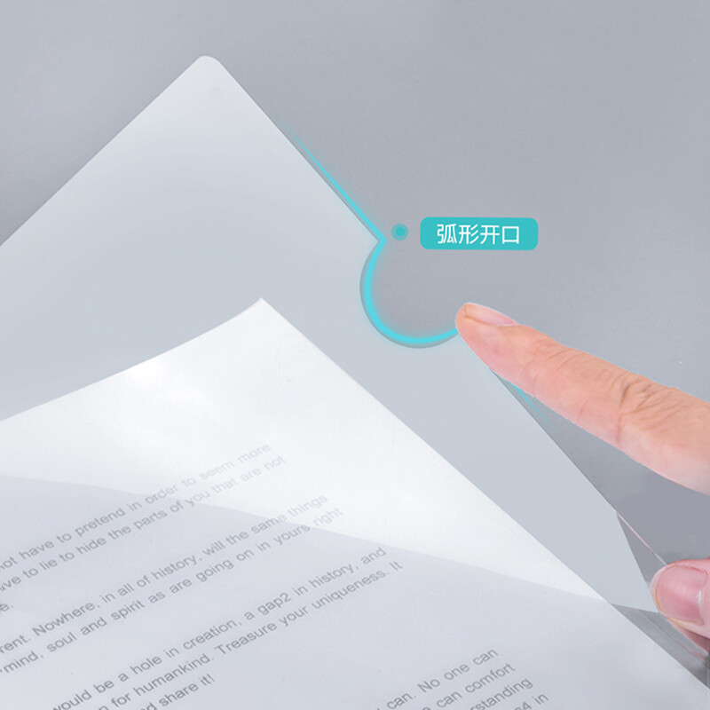 Deli 5855 Lever Clip 10 Pieces A4 Thickeneded 14.2mm Lever File Resume Clip Student Exam Storage