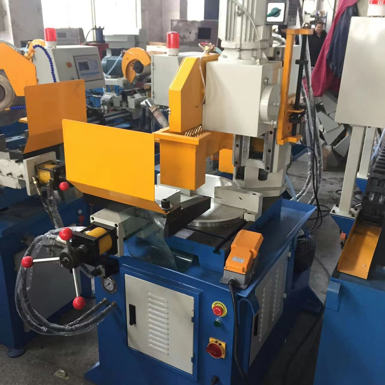 Desktop hydraulic metal automatic circular saw machine stainless steel pipe cutting and cutting machine 2.2kw metal profile bevel cutting machine