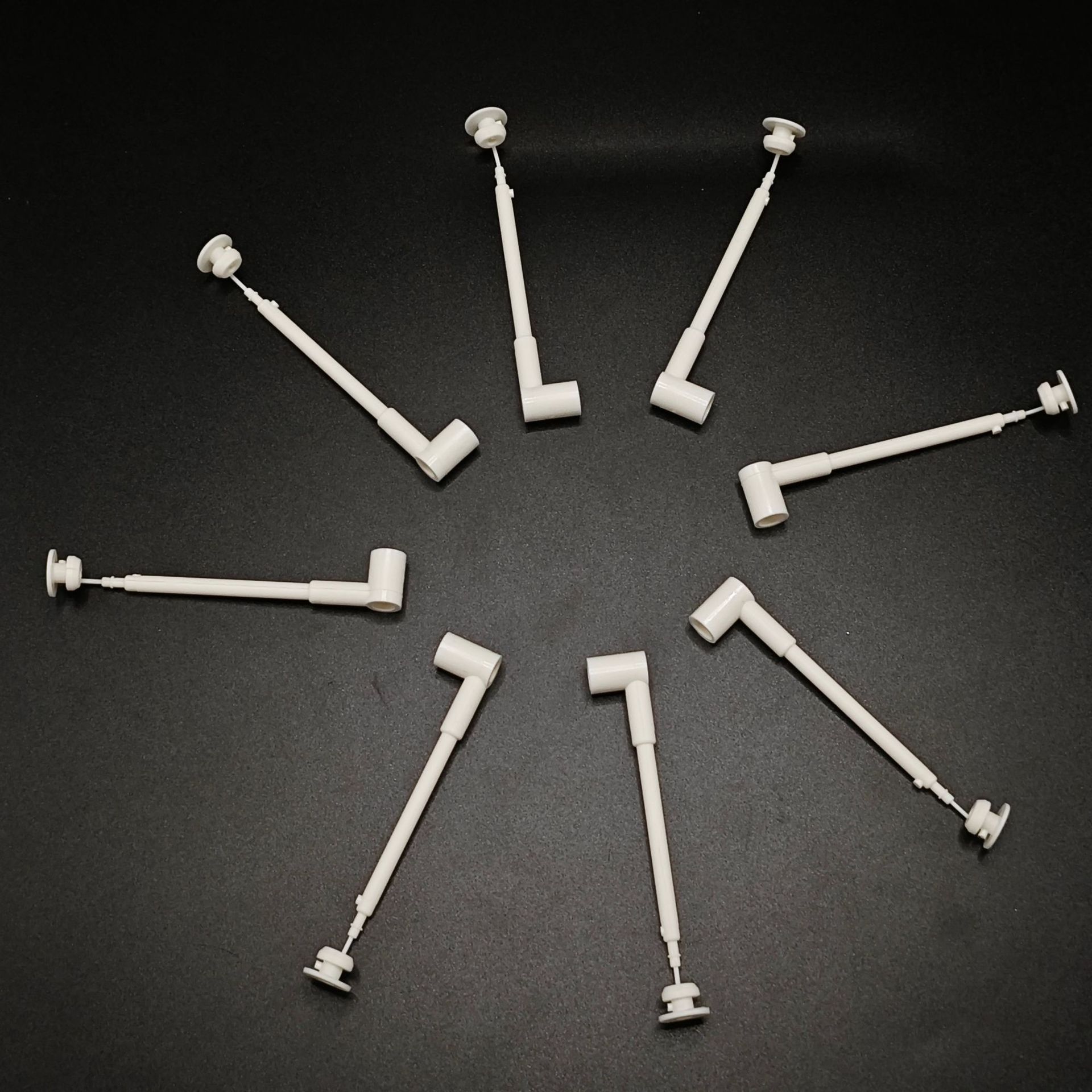 Outdoor windmill accessories DIY handheld matching windmill suction cup blank wear windmill leaf plastic windmill pole wholesale