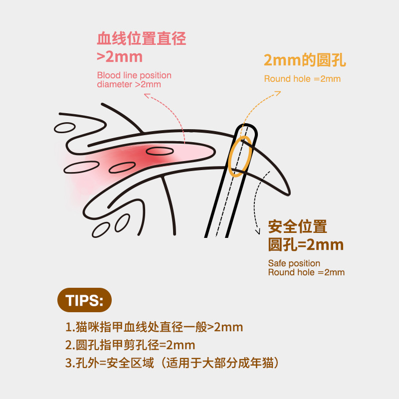 Cat Nail Clipper Special Cat Nail Clipper Round Hole Nail Clipper Nail Clipper Nail Clipper Nail Clipper for Novice