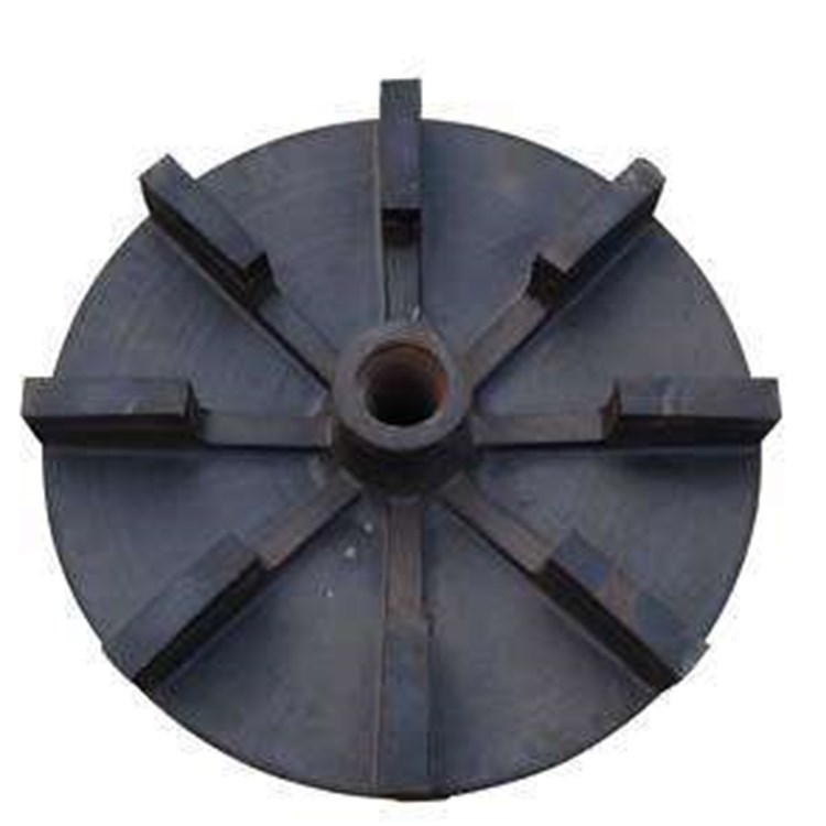 Rubber Impeller Mortar Pump Lifting Impeller Cover Mining Rubber Lined Pump Accessories Wear-Resistant Flotation Machine Impeller