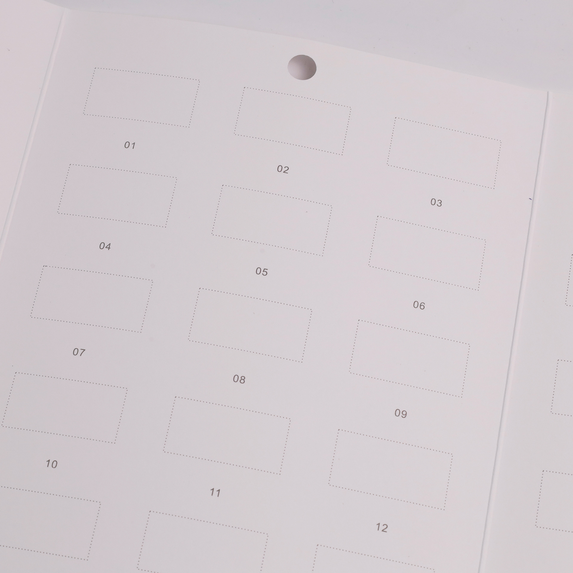 Customized Printed Color Card Book Cloth Card Sample Display Book Textile Leather Fabric Color Card Board Color Sample Book