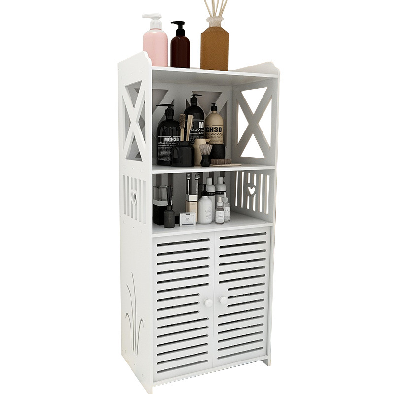 Floor-standing multi-layer bathroom washstand side locker toilet toilet side cabinet storage cabinet