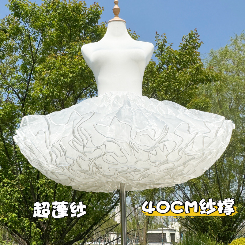 Петтикоат Лолита 35см без косточек мягкий тюль короткая юбка для собаки с пышным эффектом