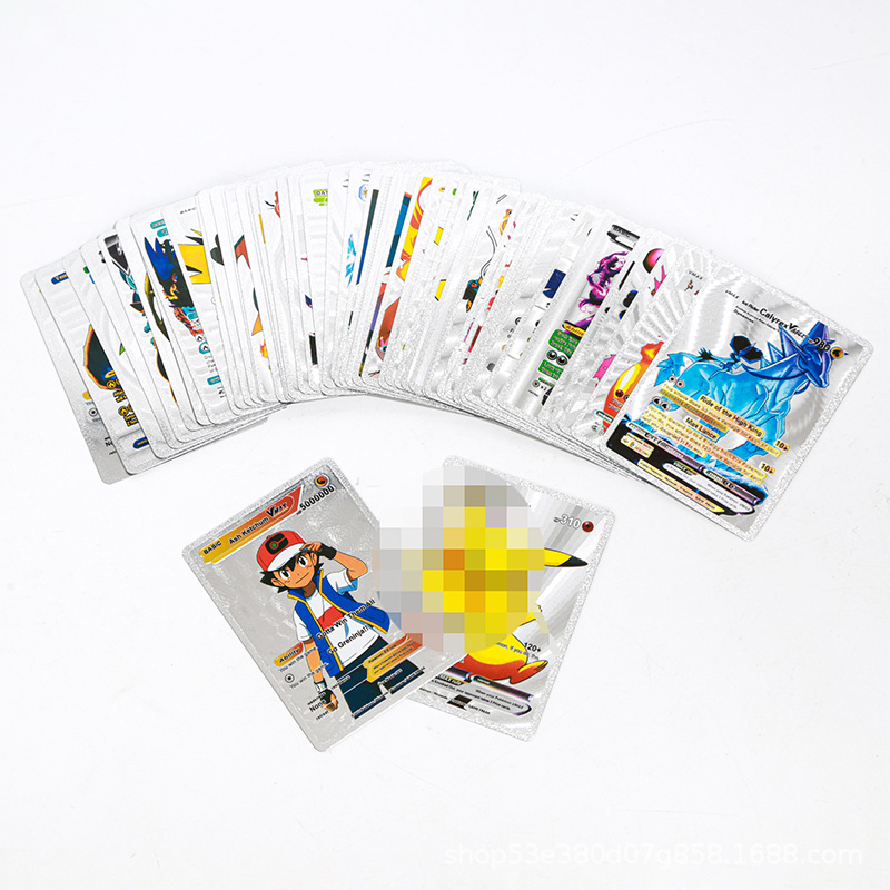 Cross-border Game Card Treasure Dream 55 Gold Foil Card Pokemon Game Card PVC Card Chess Fun Game
