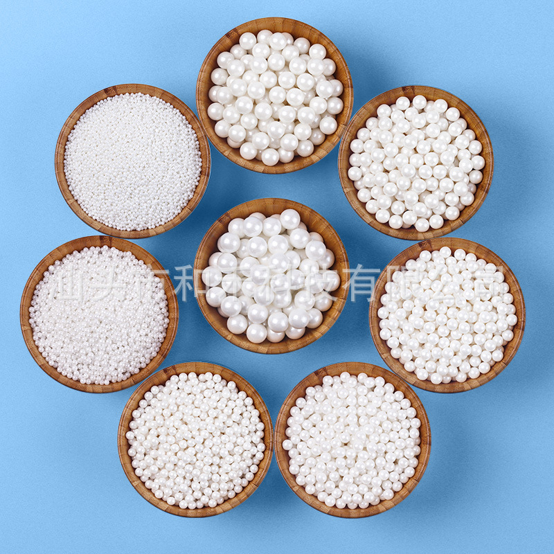 Bottled 130g white sugar beads [white pearl sugar] cream white round beads factory wholesale cake decoration baking