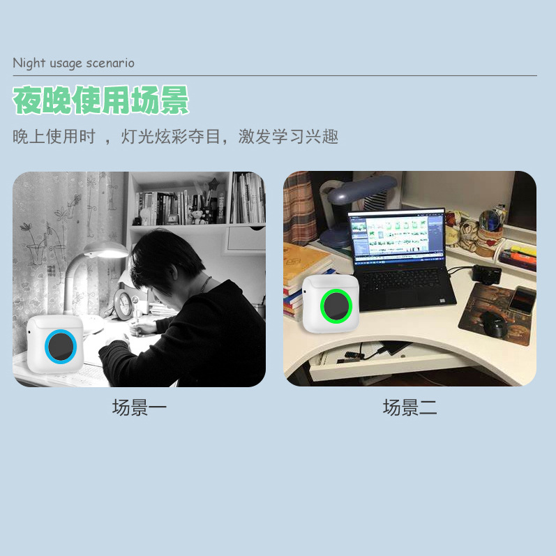 Powerful Factory Cross-Border Wholesale Portable Thermal Printer Home Student Wrong Question Mini Pocket Can Be Connected to Mobile Phone